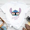 thumbnail image 3 of Camiseta de algodón con dibujos animados divertidos de Lilo y Stitch de Disney Kawaii para niños, camiseta con gráfico de manga linda de Stitch, ropa de calle, camisetas superiores, 3 of 5