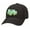 Black, variant on Women's St. Patrick's Day Retro Lucky Embroidered Adjustable Hat Baseball Cap, Black