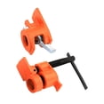 thumbnail image 1 of Juego de abrazaderas para tubos para pegar madera, de Metal, fáciles de montar, duraderas, herramientas, abrazaderas para tubos resistentes para bancos de trabajo de carpintería, 05 pulgadas, 1 of 8
