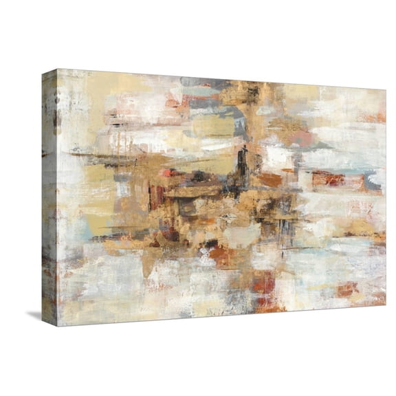Art.com Old Bridge Reminiscence Stretched Canvas Print Wall Art by Silvia Vassileva, 18" x 12"