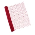 thumbnail image 3 of Lipstore Filet Jacquard Créatif pour Fournitures de Fleuriste Cadeaux de Mariage Rouge, 3 of 8