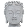 thumbnail image 1 of Maceta decorativa con forma de cabeza de Buda, organizador de regalos budista, figura para maceta de exterior Altura 112 cm, 1 of 8
