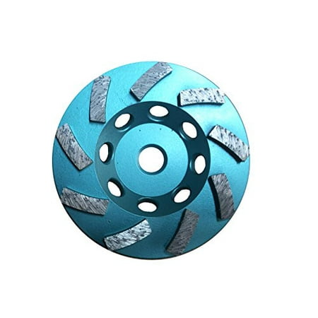 

3-Pack Premium 4 Inch Diamond Turbo Cup Wheel for Grinding Concrete and Masonry 9 Segments Non-Threaded