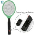 thumbnail image 3 of Deago Electric Fly Swatter Bug Zapper Mosquito Fly Killer Racket for Home Outdoor Safe to Touch with 3 Layer Safety Mesh (Green), 3 of 9
