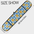 thumbnail image 3 of Dailycode Double Sided Oven Mitt with Loop Heat Resistant Kitchen Long Potholders 7" x 35" Daffodils Flower on Checkered, 3 of 6