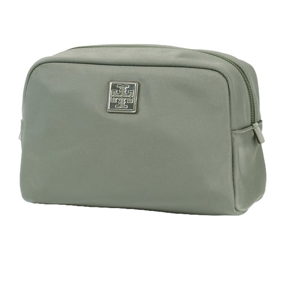 Tory Burch Women's Virginia Cosmetic Case, Shale Rock