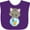 Purple, variant on Inktastic Cute Cat, Little Cat, Kitty, Kitten, Fish Bowl Girls Baby Bib