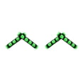 thumbnail image 2 of Guardoinrt 1 Paire Poignée de Guidon Moto Moto Manchon de Poignée Accessoires Automobile Vert 2Ensemble, 2 of 6