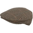 thumbnail image 2 of Plaid Wool Blend Ivy Scally Cap Houndstooth Driver Hat Newsboy Gatsby Cabbie, 2 of 3