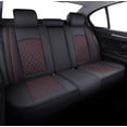 thumbnail image 4 of Leather Full Set Car Seat Covers For Chevy Silverado GMC Sierra 1500 2007-23 NEW, 4 of 7