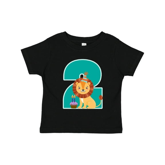 Inktastic 2nd Birthday Jungle Theme Boys or Girls Toddler T-Shirt