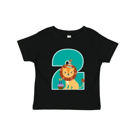 

Inktastic 2nd Birthday Jungle Theme Gift Toddler Boy or Toddler Girl T-Shirt