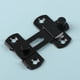 thumbnail image 1 of Cerradura de puerta corrediza de granero ShuxiuWang pestillo de acero inoxidable 2 piezas negro, 1 of 5