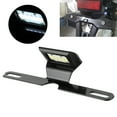 thumbnail image 3 of Motorcycle LED License Plate Bracket, Akozon CNC Aluminium Motorcycle License Plate Mount With 6 LED Tail Mount Lighting, 3 of 8