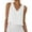 White, variant on cocolona Womens Summer V Neck Tank Tops Fashion Casual Sleeveless Linen Shirts Lightweight Solid Color Loose Tank Tops
