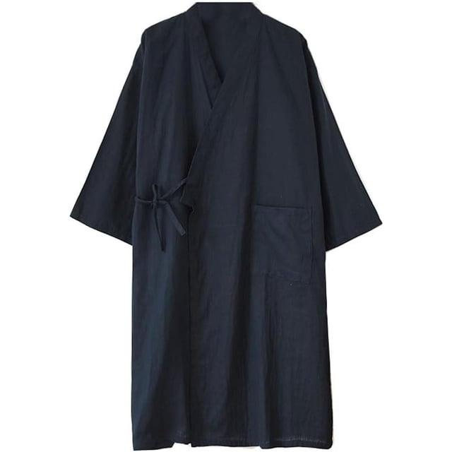 OWLONLINE Japanese Style Pajamas Gauze Cotton Japanese Kimono Suit