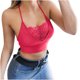 thumbnail image 1 of Nuevas mujeres de la moda Lencería sexy Sujetadores de tiras Sin mangas Encaje Crop Tops Fridja  nalpqowj9337, 1 of 5