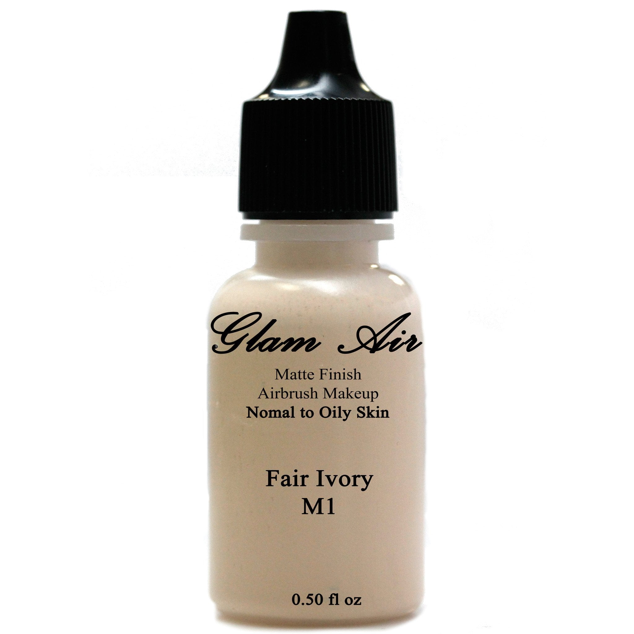Glam Air Airbrush Makeup Foundation Water Based Matte M1 Fair Ivory Ideal for Normal to Oily