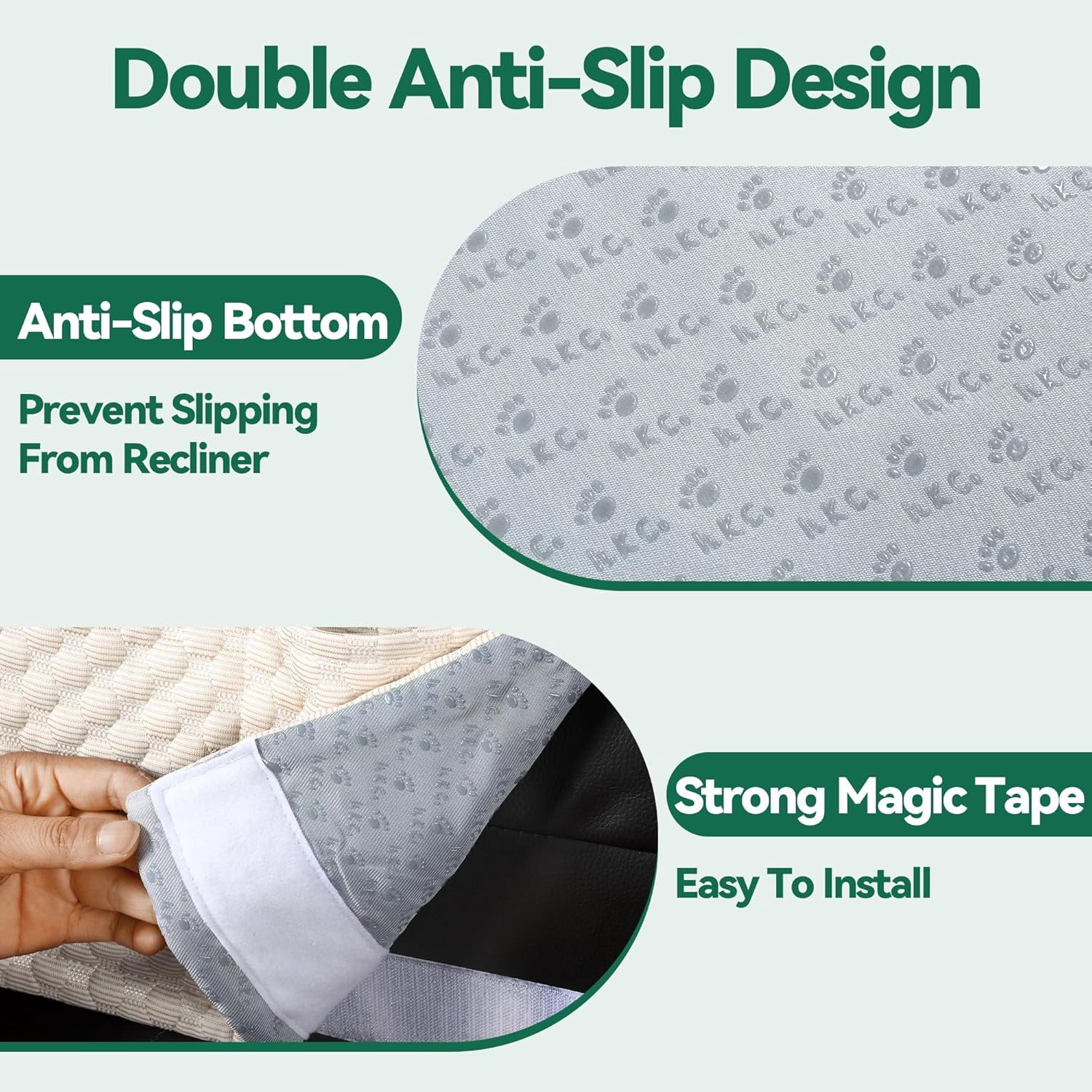 Neck Pillows for Recliners with Pocket,Headrest Cushion for Neck Pain Relief and Cervical Support,Recliner Head Pillow for Side Sleeping at Home, Office or Traveling (Coffee)