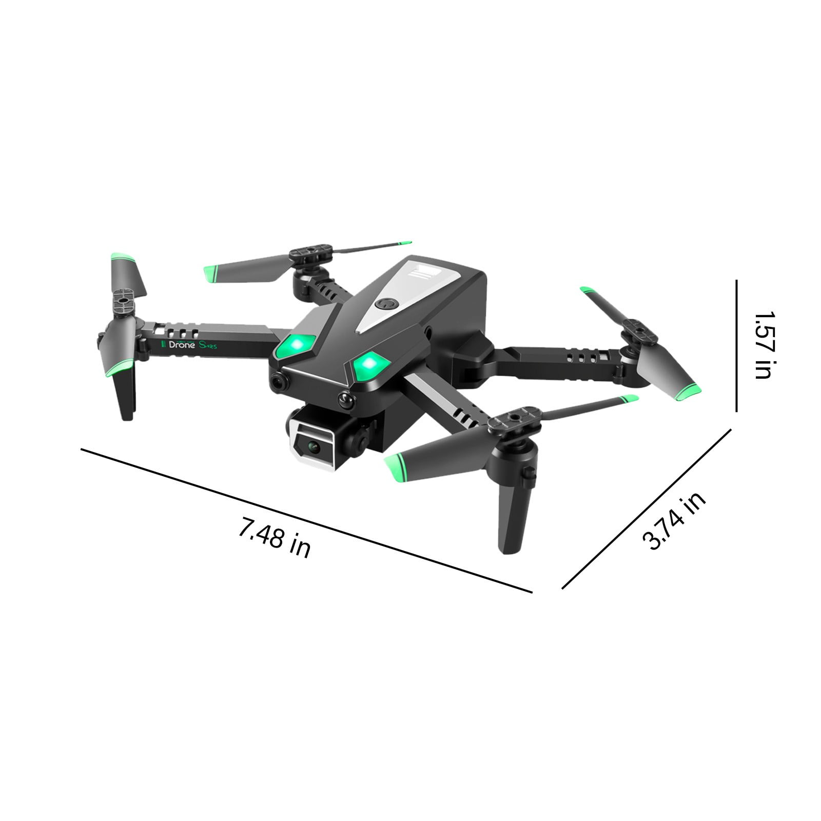 ESULOMP Drone with Dual 1080P HD FPV Camera Remote Control Toys Gifts for Boys Girls with Altitude Hold Headless Mode Start Speed Adjustment