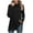 Black, variant on Womens Tunic Tops Turtleneck Long Sleeve Shirts Oversized Fall Sweaters Side Split High Low Hemline