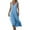 Light Blue, variant on Mgmyaa Women's Summer Casual Dress V Neck Sleeveless Long Dress Flowy Swing Maxi Beach Dress