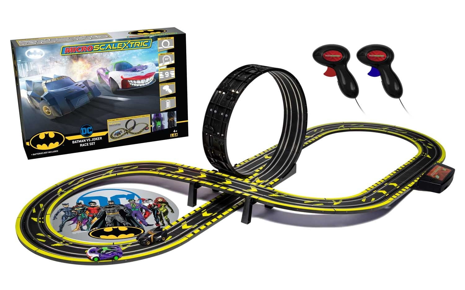 micro scalextric justice league set