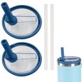 thumbnail image 2 of Hot Sale!2 Pack 40 Oz Tumbler Flip Straw Lid Replacement Fit ForQuencher, Spill Proof Resistant Tumbler Lids,Reusable Tumbler Cover For Cup And, 2 of 4