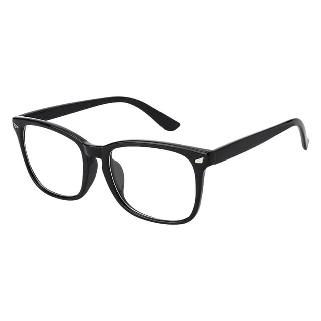 BotaniNest Lunettes à Lentilles Carrées Transparentes Unisexes (Non )