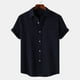 thumbnail image 1 of pstuiky camisetas para hombre, Camisa hawaiana informal de manga corta con cuello vuelto y botones para hombre ropa de hombre m, 1 of 9