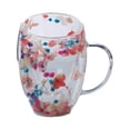 thumbnail image 4 of Double Walled Glass Coffee Cups 300ml Borosilicate Glass Cappuccino Mugs Tea Mug Style C, 4 of 9