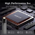 thumbnail image 3 of Q6 Bluetooth Voice Remote 2G16G Android 10 2.4G5G WiFiBT4.0 H313 TV Box Android TV Dongle PK DQ03 2G16G, 3 of 5