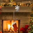 thumbnail image 4 of 2pcs Fireplace Hook Hanger Christmas Stocking Holder Party Ornament Style B Sunnimix  none, 4 of 8