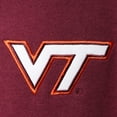 thumbnail image 3 of Men's Colosseum Maroon Virginia Tech Hokies Tortugas Logo Quarter-Zip Jacket, 3 of 4