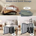 thumbnail image 2 of Overpackbag Compression Bags, Pack More, Pay Less, Waterproof Bags for Luggage, Suitcase, Backpack (Gray*2), 2 of 7