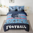 thumbnail image 2 of YST 7 Piece Bed in a Bag Full Size Comforter Set Football Bedding Set,American Football Reversible Design,Rugby Soft Microfiber Comforter with Sheet Set,All Season(Nashville), 2 of 5