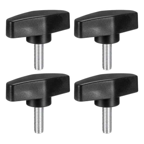 4Pack Metric Carbon Steel Clamping Screw Knob t Shaped Thumb Screws M8 x 25mm