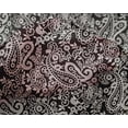 thumbnail image 5 of oneOone Silk Tabby Black Fabric Block Craft Projects Decor Fabric Printed By The Yard 42 Inch Wide, 5 of 5