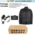 thumbnail image 5 of Savior Heat Winter Zip Up Puffer Jacket with Rechargeable 5200 mAh Battery Pack Electric Heated Coat for Women and Men，Size up to 3XL, 5 of 10