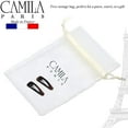 thumbnail image 4 of Camila Paris CP3094 French Hair Barrettes Clips, Snap Hair Slides Clic Clac for Women, Styling Girls Side Slide-in Metal Snap Pin Hair Accessories for Women. Strong Hold, No Slip Grip, Made in France, 4 of 43
