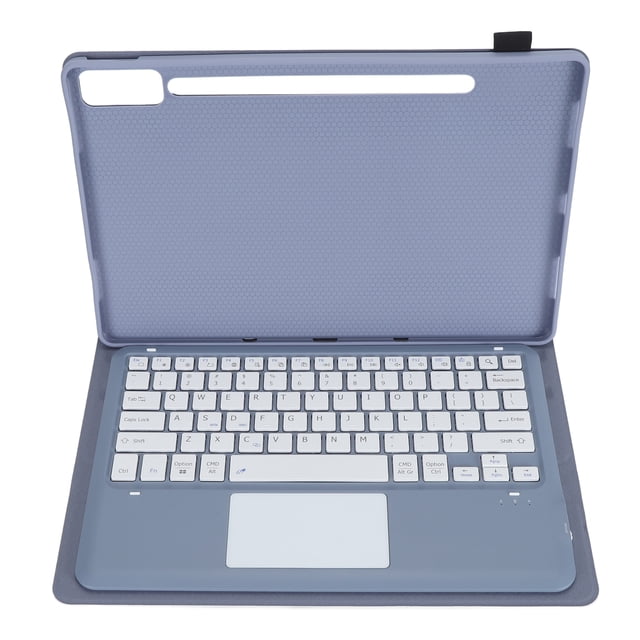 Fondo de Teclado para pestraña p12 de 12,7 pulgadas, cubierta de soporte de tpu con ángulo Ajustable, teclado conectado bt magnético desmontable con soporte parapiz tálil