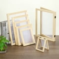 thumbnail image 5 of Unique Bargains 4 Sizes (A4, A5, A6, A7) Wooden Paper Making Mould Deckle Frame, Natural Color, 5 of 5