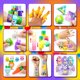 thumbnail image 5 of Easter Party Favors Pistroy 500 unidades para niños con bolsa de Pascua, 5 of 7