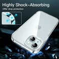 thumbnail image 5 of JETech Case for iPhone 15 6.1-Inch, Soft TPU Transparent Slim Protective Phone Cover with Shock-Absorption, Support Wireless Charging (Clear), 5 of 6