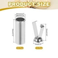 thumbnail image 2 of Uxcell Shoe Lace Tips, Zinc Alloy Shoelace Head Cylindrical Tips Silver 10 Pack, 2 of 7