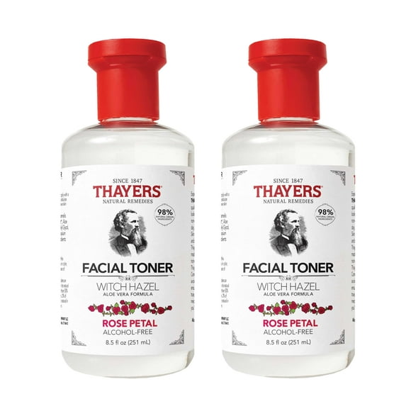Tónico facial Thayers sin alcohol con pétalos de rosa y hamamelis, 250 ml