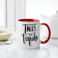 thumbnail image 4 of CafePress - Tacos And Tequila - 11 oz Ceramic Mug - Novelty Coffee Tea Cup, 4 of 4