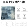 thumbnail image 5 of JRXY  Blue Abstract Pillow Covers Modern Accent Navy Gray Throw Pillow Cover Soft Elegant Decorative Couch Cushion Cover for Bed Living Room Outdoor Sofa Pillowcases 18x18 Inches White, 5 of 5