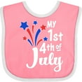 thumbnail image 3 of Inktastic My 1st 4th of July Fireworks Boys or Girls Baby Bib, 3 of 4