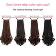 thumbnail image 2 of Ponytail Extension Long Curly Ponytail Clip in Claw Hair Extension Natural Looking Synthetic Hairpiece for Women, 2 of 5